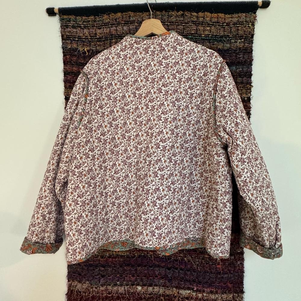 Target’s Universal Thread Floral Utility Jacket - Cream and Brown Never Worn - Picture 4 of 4
